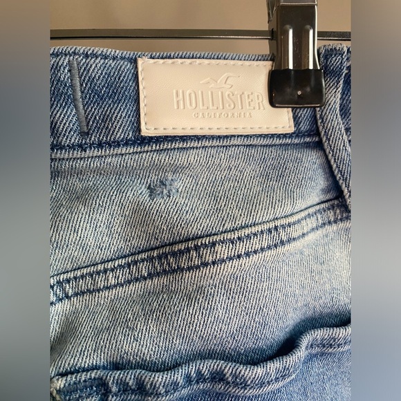 Hollister patch work distressed ultra-high rise dad jean - Picture 3 of 7